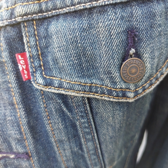 Traditional Levi Jacket - Vintage Men's Denim Levi Strauss Red Label - Picture 6 of 10